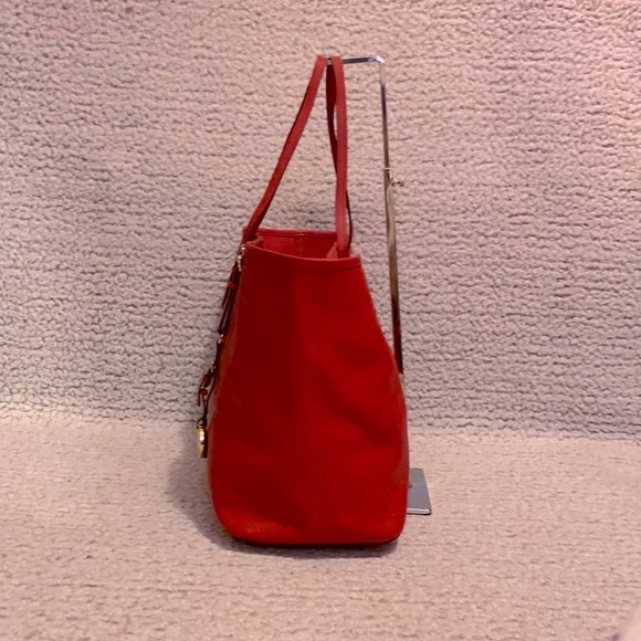 Michael Kors MK Jet Set Saffiano Tote Shoulder Bag Purse and Wallet Set - Picture 4 of 13